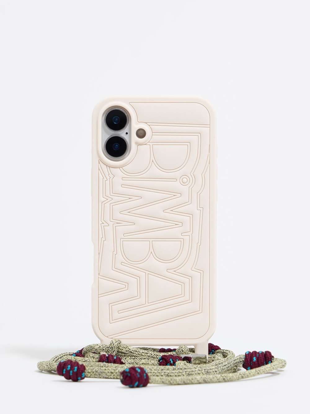 Bimba y Lola New Cream iPhone 14 Pro Max Case with Lanyard